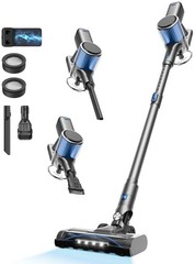 Omeser Cordless Vacuum Cleaner 580W/50Kpa/50Mins Stick Vacuum For Home Led