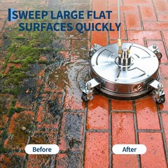 16.5″ Pressure Washer Surface Cleaner with 4 Wheels Stainless Steel 4000 PSI