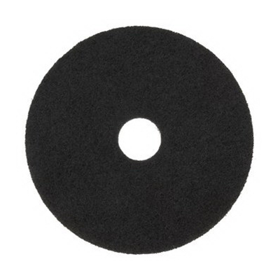 MP Professional FullCycle Round Stripping Floor Pad, 20″, Black | 5/Case