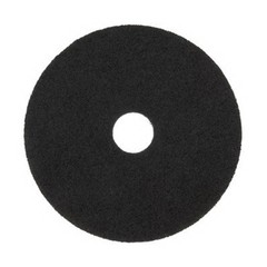 MP Professional FullCycle Round Stripping Floor Pad, 20″, Black | 5/Case