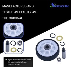 303373K 12001541 Dryer Drum Roller Kit Compatible with Cro-sley 2-3 inches