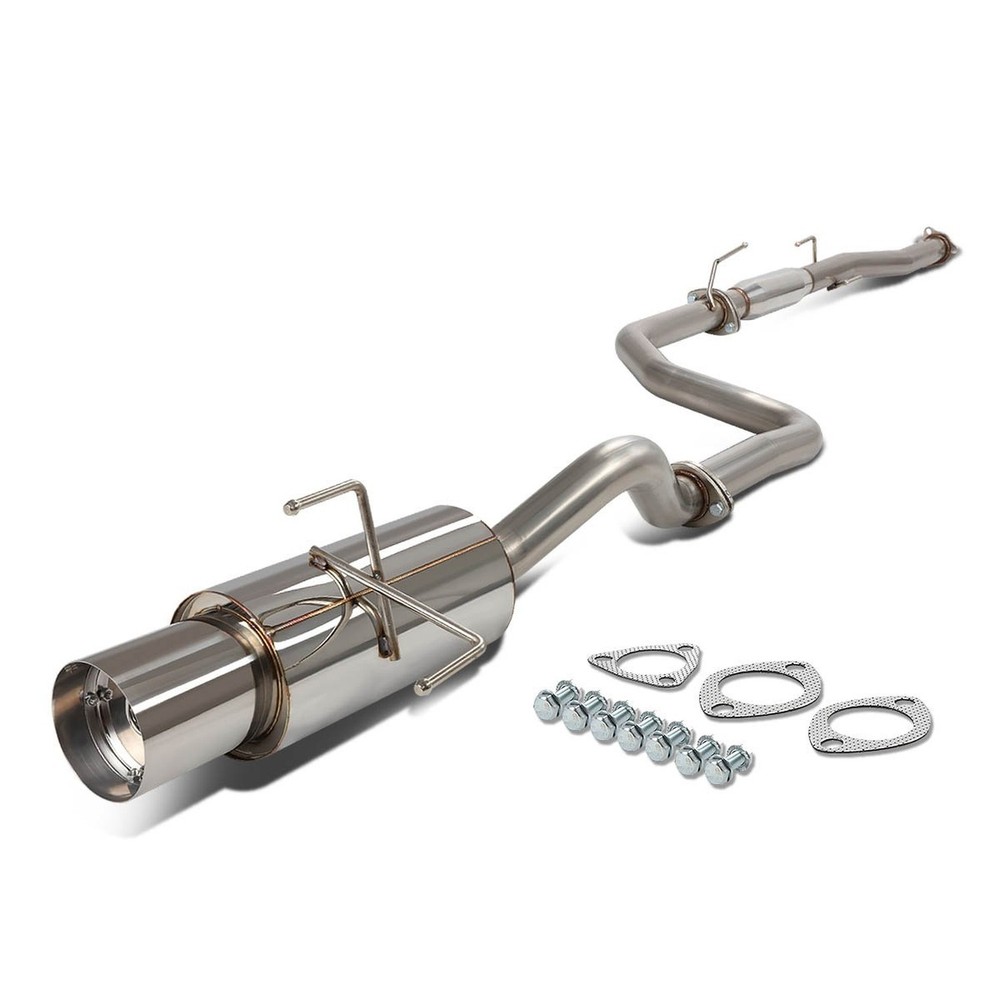 DNA MOTORING CBE-HC923 Cat Back Exhaust System [Compatible with 92-95 Honda C…