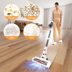 Tikom V750 Cordless Vacuum Cleaner For Home 45000Pa/500W Stick Vacuum Led