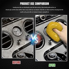 Universal Cleaning Gel Putty for Automotive, Keyboard, Camera, and Printers (Yel
