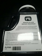 Brand New PIG Absorb & Lock Solvent Absorbent PLP505 4lbs. Black