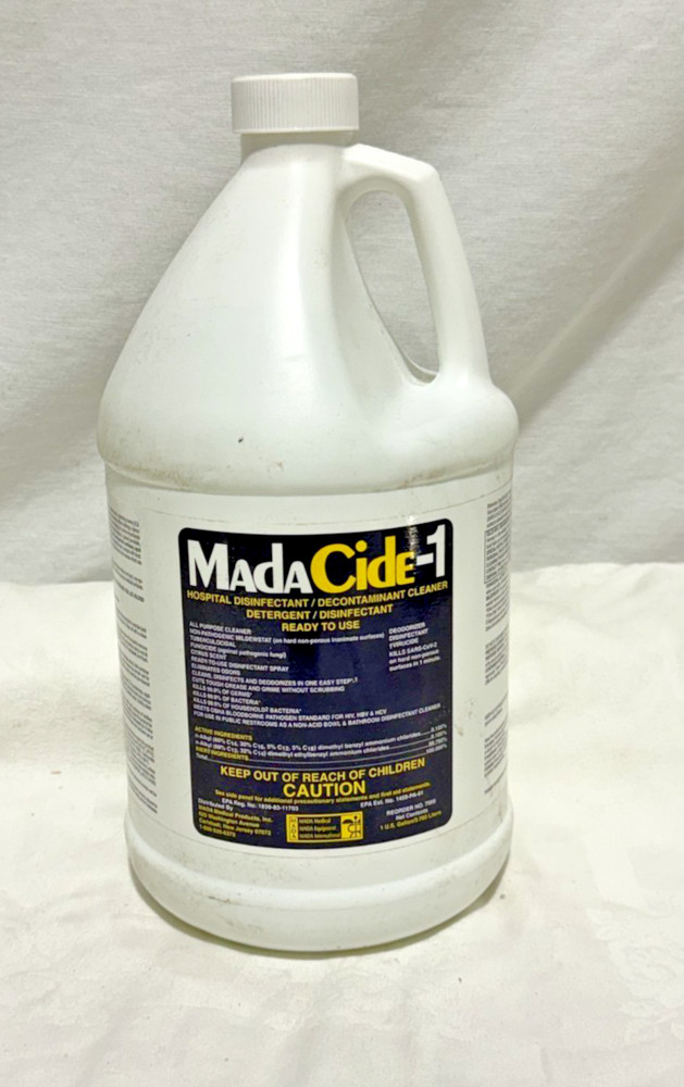 MadaCide-1 Surface Disinfectant Cleaner Liquid 1 gal. Jug Scented 1 Ct 7009