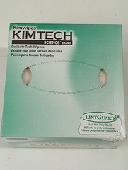 Lot of 2 Kimtech Science 34155 Delicate Task Wipes 4.4 in. x 4.8 in.(Box of 280)