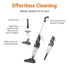 Retailer Basics 2-In-1 Corded Stick Vacuum Cleaner Convertible To Handheld