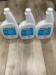 Ecolab Lemon Lift Heavy Duty Kitchen Bathroom Cleaner 20 Oz Lot Of 3 Exp 2026