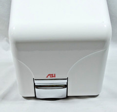 New NWOB! ASI 0141-00 Profile Hand Dryer – White Steel Cover Automatic, 120V