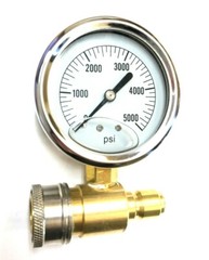 PK-QCG-5000 2.5″ 5000 PSI PRESSURE GAUGE KIT PRESSURE WASHER ACCESSORY V-ATG001