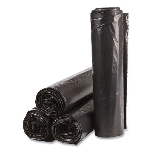 Inteplast Group Can Liners, 45 gal, 19 mic, 40×46″, 25 Bags/Roll, 6 Rolls/CT