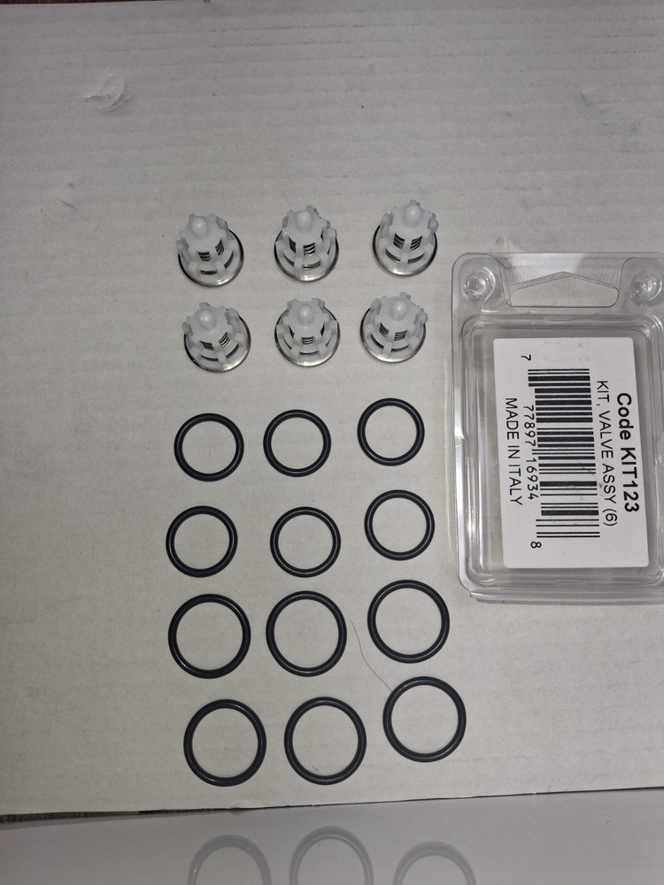General Pump K123 Check Valve Kit for CPH, EZ, TC, TH, TP, T, TT, and TV Pumps