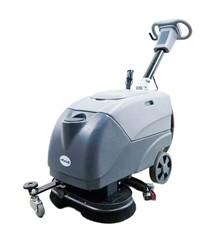 Dual Brush18″Walk Behind Floor Fordable Portable Scrubber2x45AH Battery Powered
