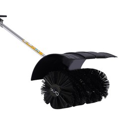 Gas Power 52CC Handheld Sweeper Broom Driveway Turf Artificial Grass Snow Clean