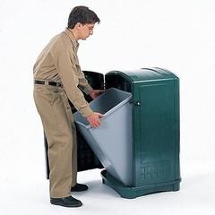 Rubbermaid Commercial Fg356300beig 19 Gal Rigid Liners, 14 In X 28 In, Beige