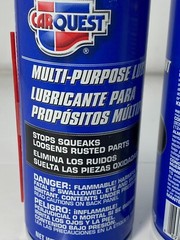 Carquest Multi Purpose 11oz Lubricant Spray 2-PACK w/ Straw 11 oz Cans