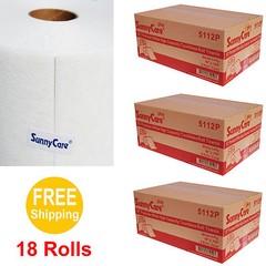 10″ Premium White High Capacity Touchless Paper Towel Rolls 700′ Roll – 18 Rolls