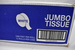 Hawthorn Hygiene Solutions Jumbo Tissue White 1000ft 12 Rolls Toilet Paper