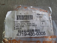 New Genuine Stihl Switch for RE 102, 104, 106 K Pressure Washers – 4719 435 0305