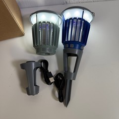 Wisely Solar Bug Zapper Lanterns Removable Spikes – 2PK