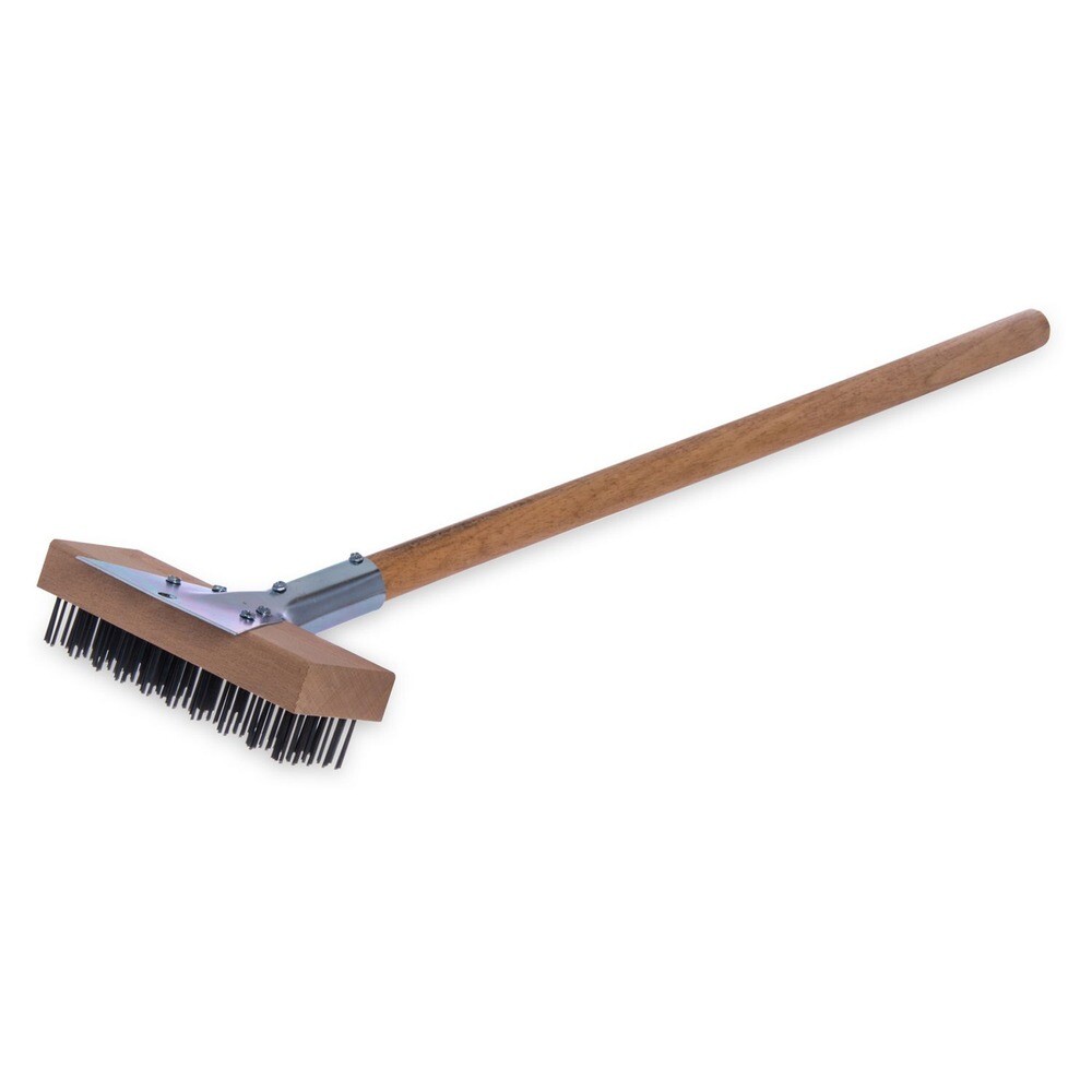 Carlisle 36372500 Oven Grill Brush & Scraper with 30″ Handle – Natural New