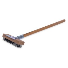 Carlisle 36372500 Oven Grill Brush & Scraper with 30″ Handle – Natural New