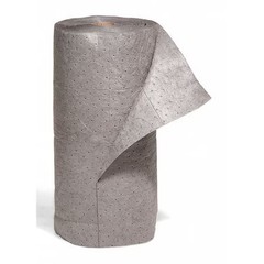 Spilltech Gr-H Sorbent Roll, 44 Gal, 30 In X 150 Ft, Universal, Gray,