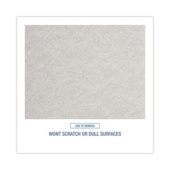 Boardwalk 198 6 in. x 9 in. Light Duty Scour Pad – White (20/Carton) New