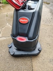 DAYTON 56NU90 Floor Scrubber, Walk-Behind, Disc Deck, 30 Inch Cleaning Path
