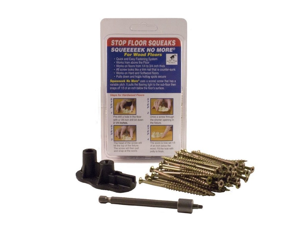 Squeeeek No More/o’berry Counter Snap Kit (3232) for Hardwood 1/4″, Black
