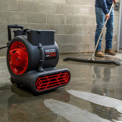 RIDGID 66323 AM2288RT 3-Speed Portable Air Mover for Water Damage Restoration, 1