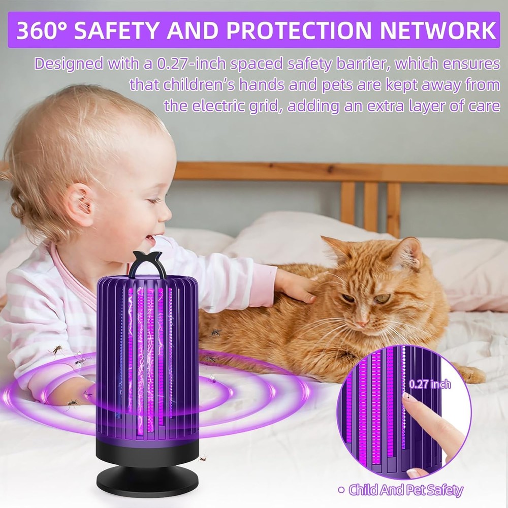 Electric Insect Killer Lamp – Indoor (Living Room) & Outdoor (Backyard) Use