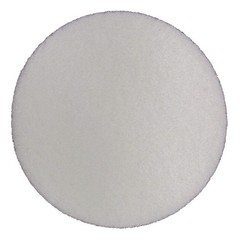 ABILITY ONE 7910-01-092-8503 Polishing Pad,20 in Dia,White,PK5 52HU10