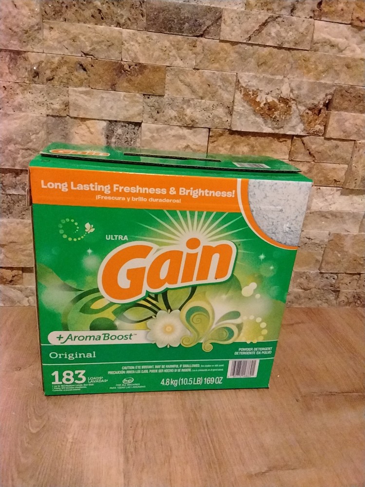 Gain Ultra Powder Laundry Detergent, Original, 183 Loads, 169 Ounces