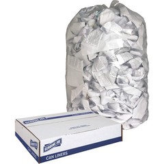 Genuine Joe GJO01014 Clear Trash Can Liners 60 Gal 58×38 0.80 Mil