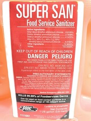 2-Gallons Super San SnapPac Food Service Sanitizer Restaurant Kitchen Cleaner