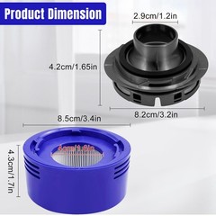 Motor Rear Cover & Filter Kit #14195, &