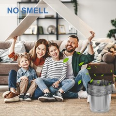 3 Gallon Compostable Trash Bags – Black Small Garbage Bag Bulk 200 Count Heav…