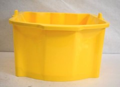 Impact Products 9Y/2626-3Y 6-1/2 Gallon Mop Bucket w/ Wringer Side Press Yellow