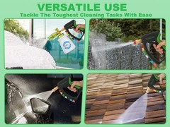 DUSICHIN Foam Cannon Pressure Washer Gun+Foam Cannon+Dual Connector+Nozzle