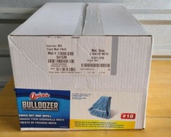 Quickie Bulldozer Blue Blended Cotton #18 Wet Mop Refills