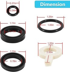 Seal Kit 30623 Replacement for Cat Pump Model 30 31 34 310 340 350 (15pcs)