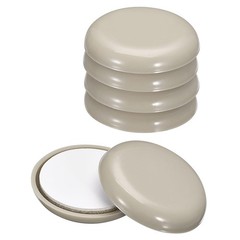 uxcell Furniture Sliders, 8Pcs 1 1/2″ – Plastic Self-Adhesive Round 1