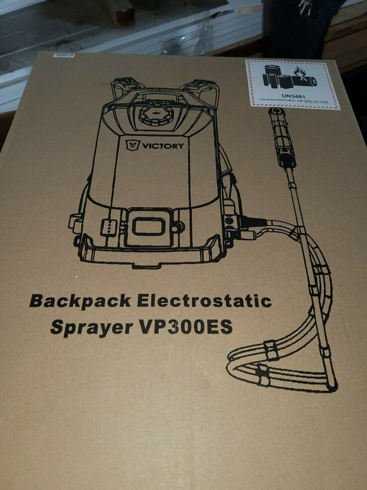 Victory Innovations VP300ES Cordless Electrostatic Backpack Sprayer – 2.25