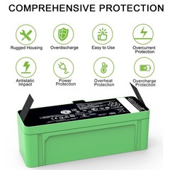 Dentsing Upgraded 5200Mah 75Wh Replacement Battery 4376392 1800Li For Irobot