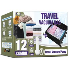 Travel Vacuum Bags with Electric Pump, for Luggage 6S+6XS