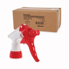 Boardwalk 9229 9.25″ Trigger Sprayer 250 for 32 oz. Bottles – RD/WHT (24/CT) New