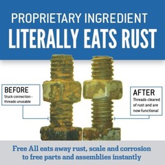Free All Rust Eater Deep Penetrating Oil 11 Oz Aerosol