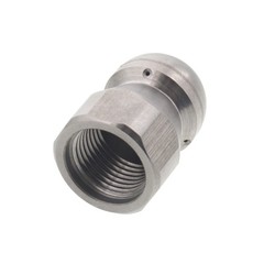 Erie Tools Button Nose 3/8″ Sewer Jetter Drain Cleaning Nozzle 5.5 Orifice Size